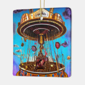 Surreal Merry-Go-Round Keramikornament (Links)