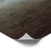 Surreal Moderne Abstrakte Wendelfeuerwolken Poster (Ecke)