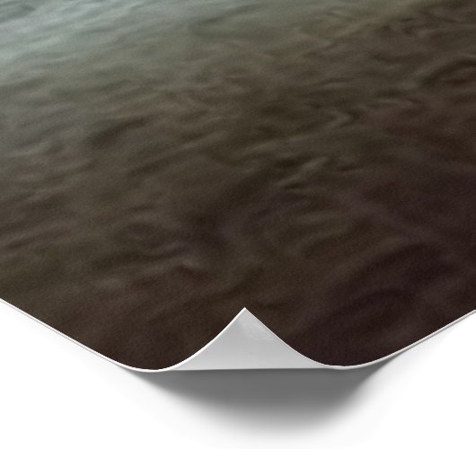 Surreal Moderne Abstrakte Wendelfeuerwolken Poster (Ecke)