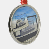 Surreal-Monitore mit unendlichem Loop Ornament Aus Metall (Rechts)