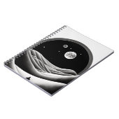 Surreal Moonlit Desk Notebook Notizblock (Linke Seite)