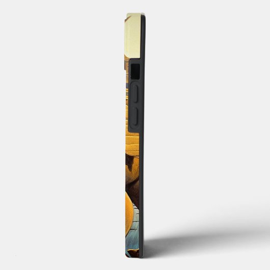 Surreal Mountain City Fantasy Art Case-Mate iPhone Hülle (Rückseite / Links)