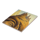 Surreal Mountain City Fantasy Art Fliese (Seite)