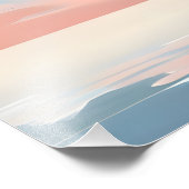Surreal Mountain Lake Fotodruck (Ecke)