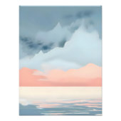 Surreal Mountain Lake Fotodruck (Vorne)