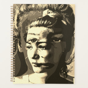 Surreal Multi-Mit Augen Portrait - Abstrakt Psyche Planer