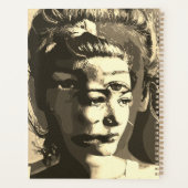 Surreal Multi-Mit Augen Portrait - Abstrakt Psyche Planer (Rückseite)
