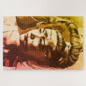 Surreal Multi-Mit Augen Portrait - Abstrakt Psyche Puzzle (Horizontal)