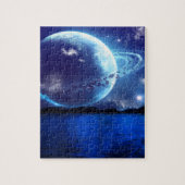 Surreal Night Time Planet Puzzle (Vertikal)