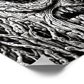 Surreal Nightmare Monster zerschmettert zwischen V Poster (Ecke)