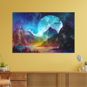 Surreal Nigthscape Leinwanddruck (Insitu (Wohnzimmer))