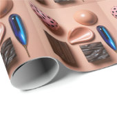 Surreal Object Still Life Pattern Geschenkpapier (Rolleneckpunkt)