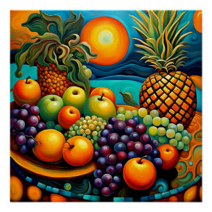 Surreal Obst 4 Poster