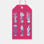 Surreal Ocean Botanik Geschenkanhänger (Vorderseite)