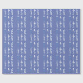 Surreal Ocean Botanik Geschenkpapier (Flach)