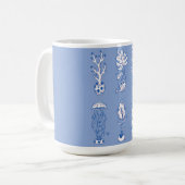Surreal Ocean Botanik Kaffeetasse (Vorderseite Links)