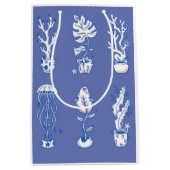 Surreal Ocean Botanik Mittlere Geschenktüte (Vorderseite)
