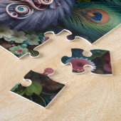 Surreal One Mit Augen Gray Kitty Puzzle (Seite)
