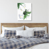 Surreal Orchid Goldfish Leinwanddruck (Insitu (Schlafzimmer))