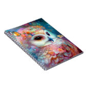 Surreal Owl Fantasy Art Notizblock (Rechte Seite)