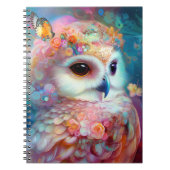 Surreal Owl Fantasy Art Notizblock (Vorderseite)