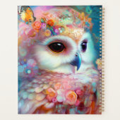 Surreal Owl Fantasy Art Planer (Rückseite)