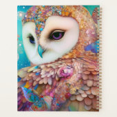Surreal Owl Fantasy Art Planer (Rückseite)