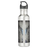 Surreal Painted Opal Sunburst Fairy Edelstahlflasche (Rückseite)