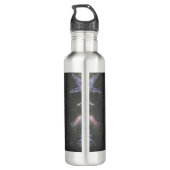 Surreal Painted Sunburst Fairy Edelstahlflasche (Rückseite)