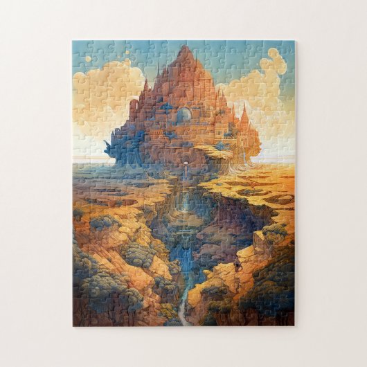 Surreal Palace Landschaft Puzzle (Vertikal)