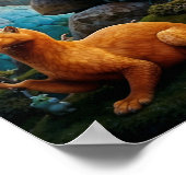 Surreal Panther Safari Poster (Ecke)