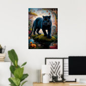 Surreal Panther Safari Poster (Heimbüro)
