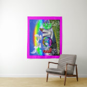 Surreal Peace and Liebe Art Wandteppich (Beispiel)