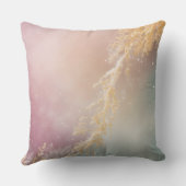 Surreal Pink Antler Reindeer Pillow Kissen (Rückseite)