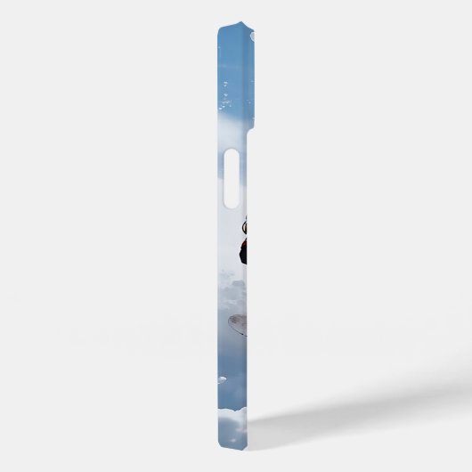 Surreal Polarbär Snowboarden Winterabenteuer Case-Mate iPhone Hülle (Rückseite / Rechts)