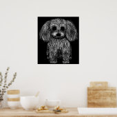 Surreal Poodle Poster (Küche)