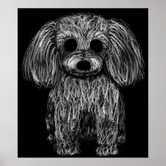 Surreal Poodle Poster (Vorne)