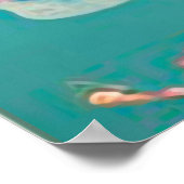 Surreal Pop Ice Creme Top Hat Puppe Poster (Ecke)