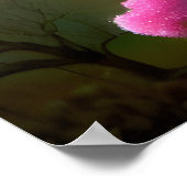 Surreal Pop White Dove Poster (Ecke)