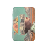 Surreal Portrait with Architectural Landscape Badematte (Vorderseite Vertikal)