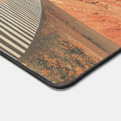 Surreal Portrait With Glasses Reflecting Desert Schreibtischunterlage (Ecke)