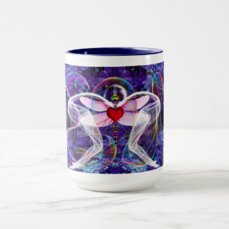 Surreal Psychedelic Dragon Fly Tasse