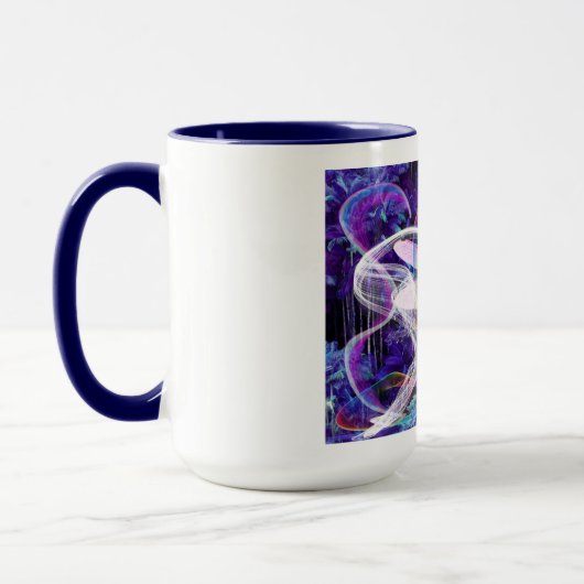 Surreal Psychedelic Dragon Fly Tasse (Links)