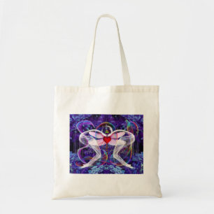 Surreal Psychedelic Dragon Fly Tragetasche