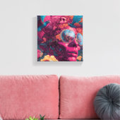 Surreal Psychedelic Wall Art on Stretched Leinwand (Insitu (Wohnzimmer))