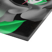 Surreal Puzzle Faces Chopping Board Schneidebrett (Ecke)