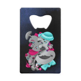 Surreal Puzzle Faces Flaschenöffner