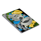 Surreal Puzzle Faces Notebook Notizblock (Rechte Seite)