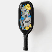 Surreal Puzzle Faces Pickleball Paddle (Links)