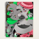Surreal Puzzle Faces Planer (Vorderseite)